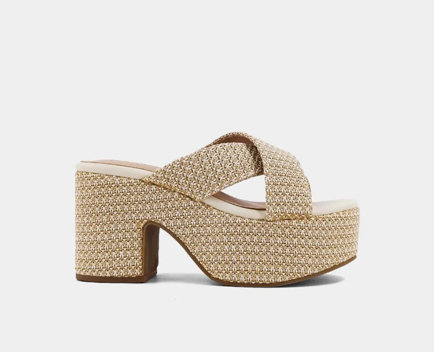ShuShop Woven CrissCross Platform