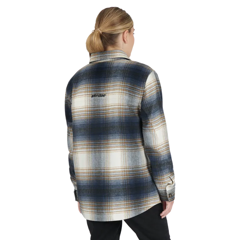 Ski-Doo Women's Lifestyle Plaid Overshirt