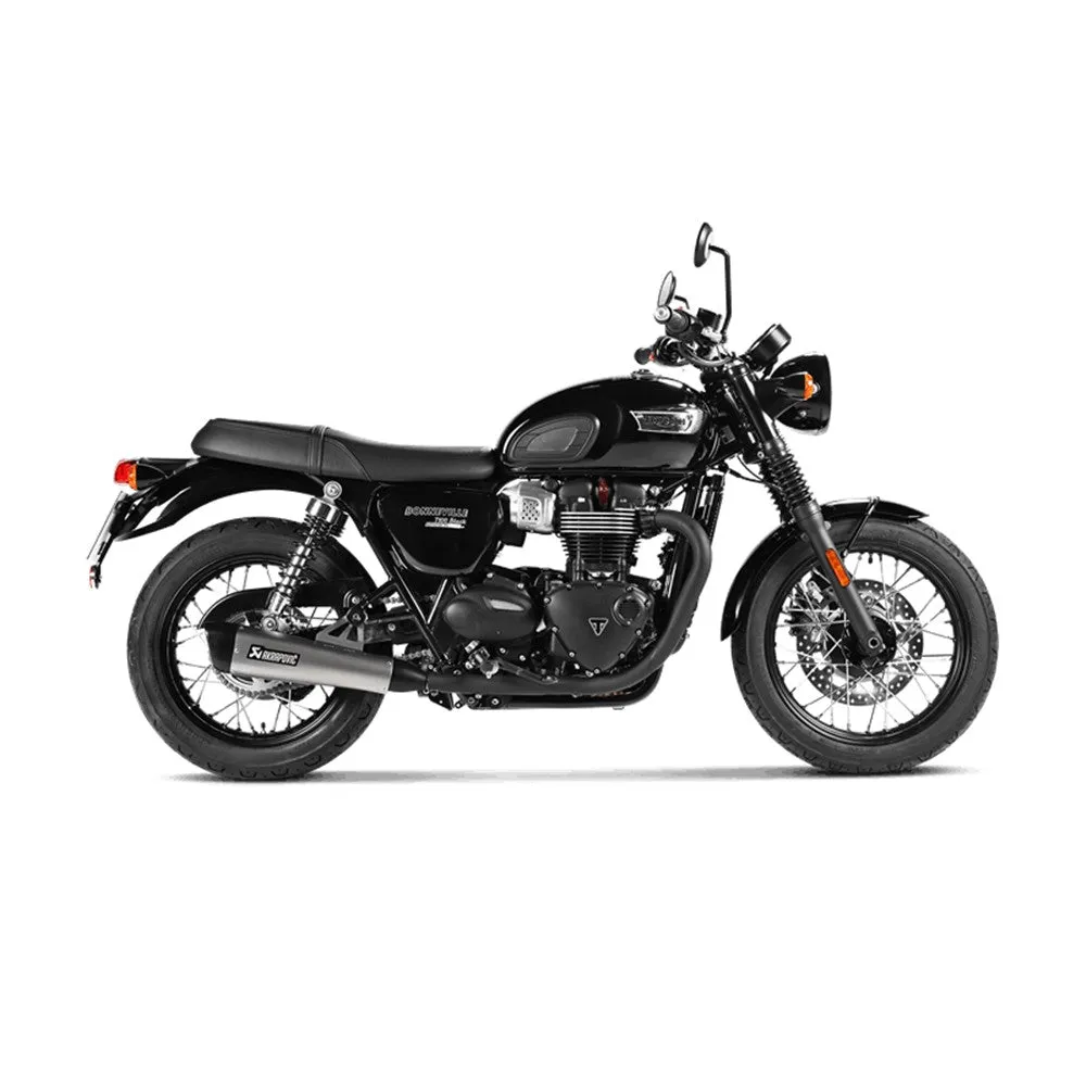Slip On Mufflers Triumph Bonneville T120 2016-20. Must be used with AK-P-HST12SO3 Heat Shield.