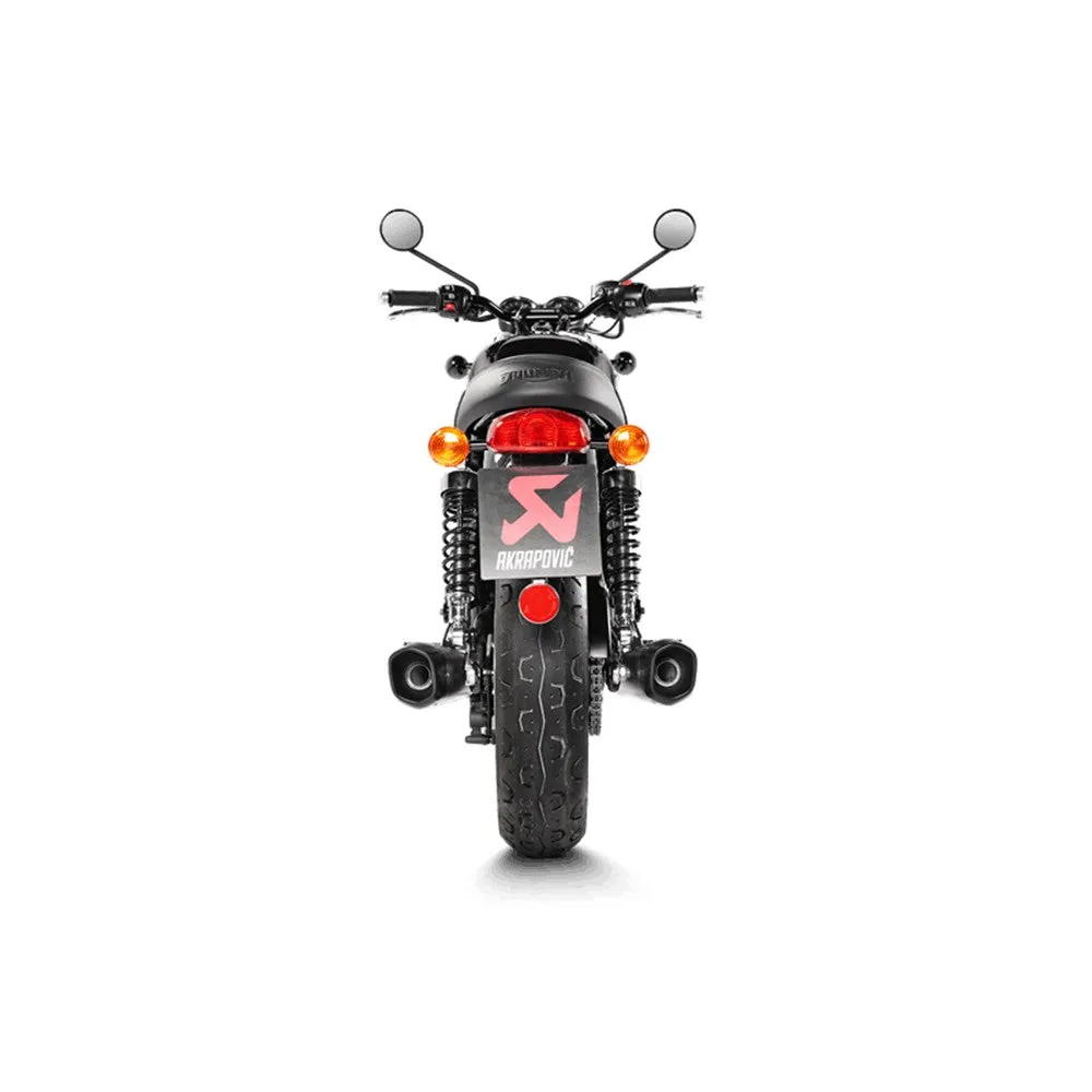 Slip On Mufflers Triumph Bonneville T120 2016-20. Must be used with AK-P-HST12SO3 Heat Shield.