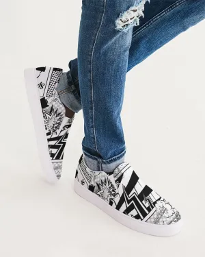 SMF Retro Comic Slip-On Canvas Shoe