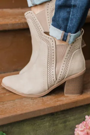 Soda Nickel Booties- Dark Natural