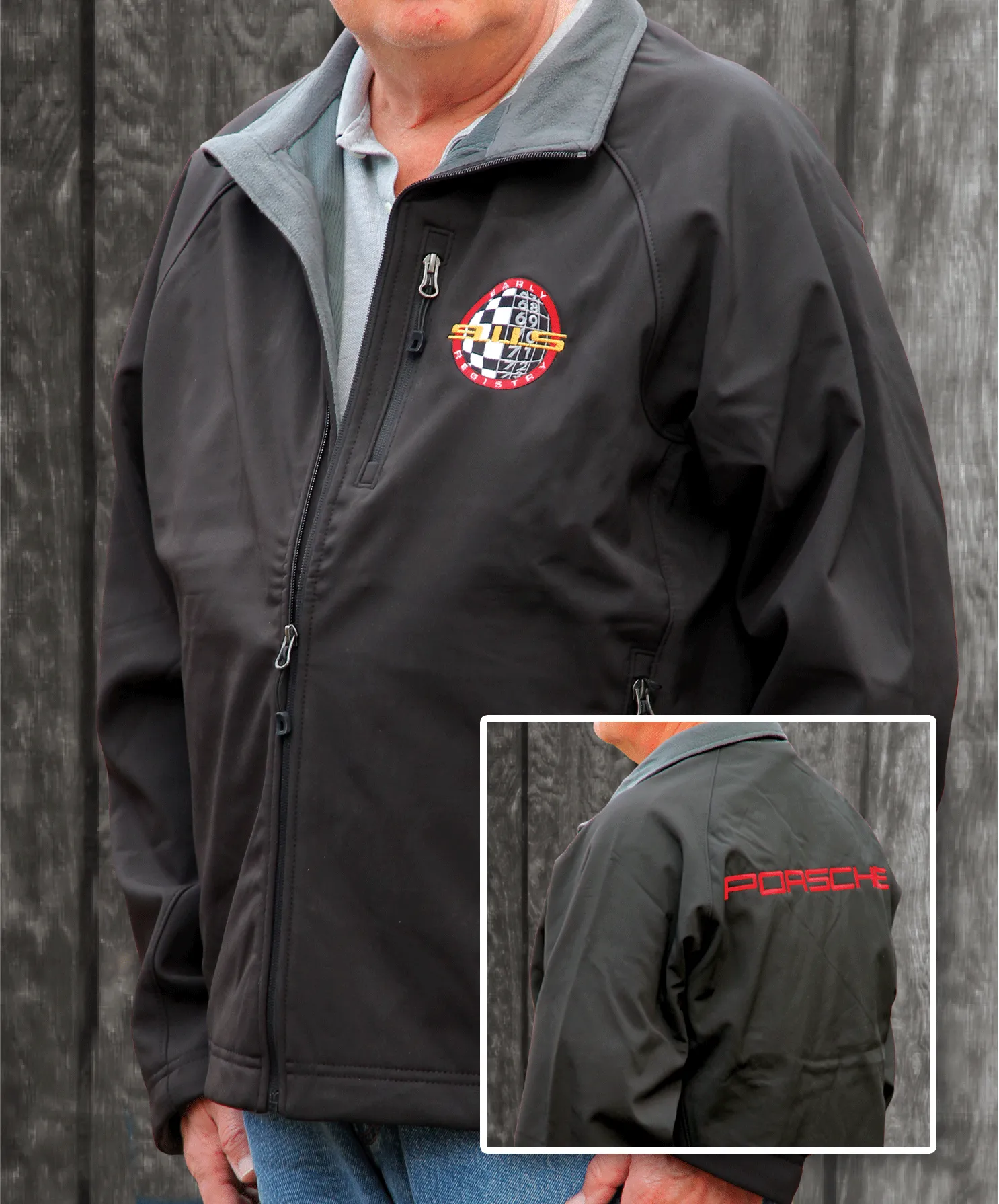 Soft Shell Microfleece Bonded Full-Zip Jacket