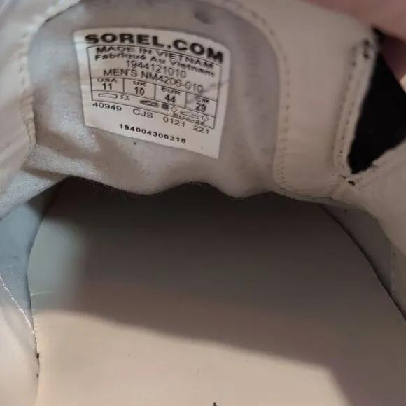Sorel Caribou Mod Slip On Black Men's 11