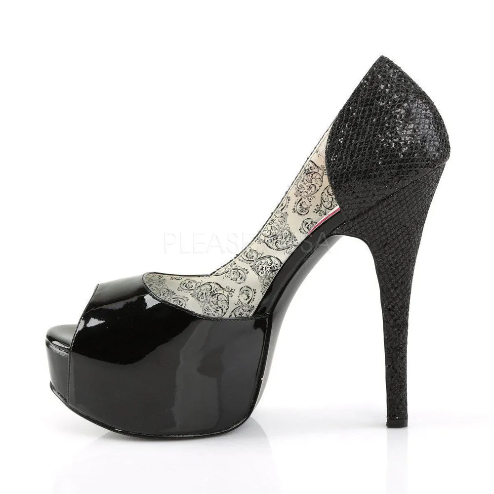 SS-TEEZE-41W Pump  | Black Glitter