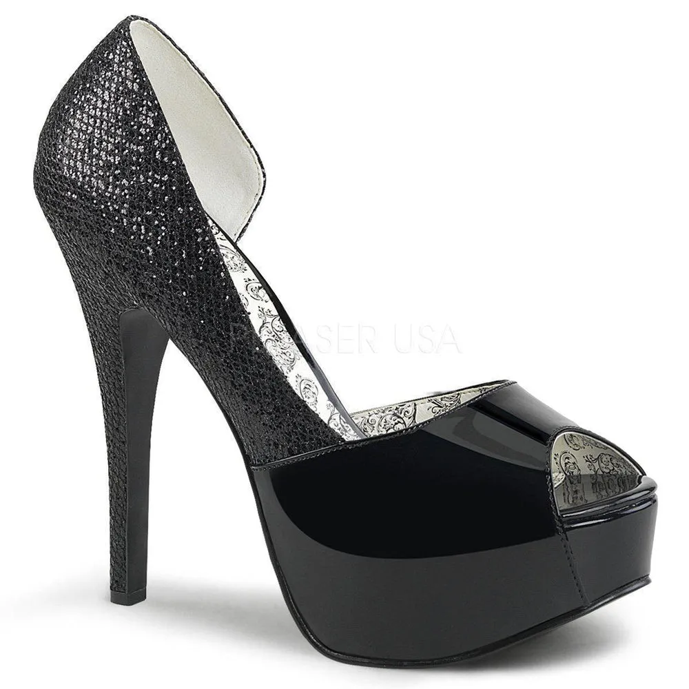 SS-TEEZE-41W Pump  | Black Glitter