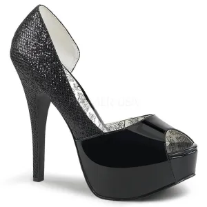 SS-TEEZE-41W Pump  | Black Glitter