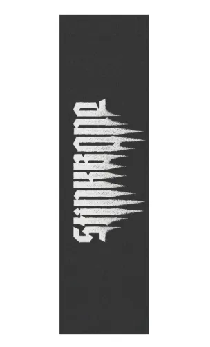 StinkBone Logo Griptape White Letters 33" Long X 9" Wide