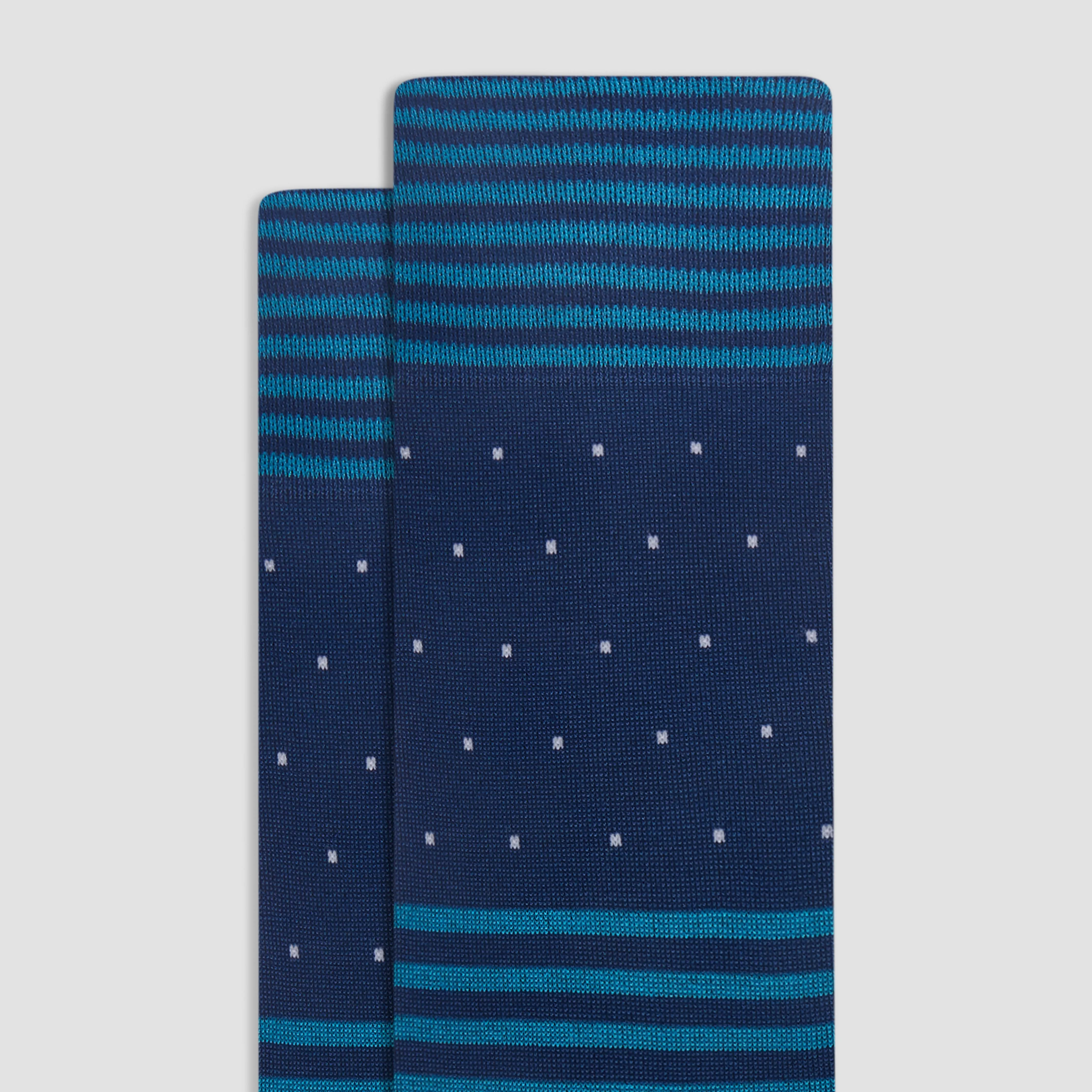 Stripe and Dot Mid-Calf Socks