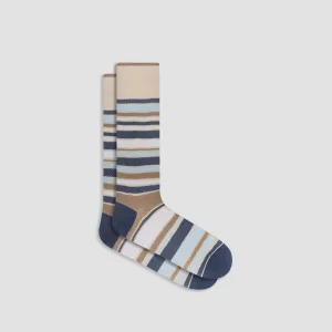 Striped Mid-Calf Socks