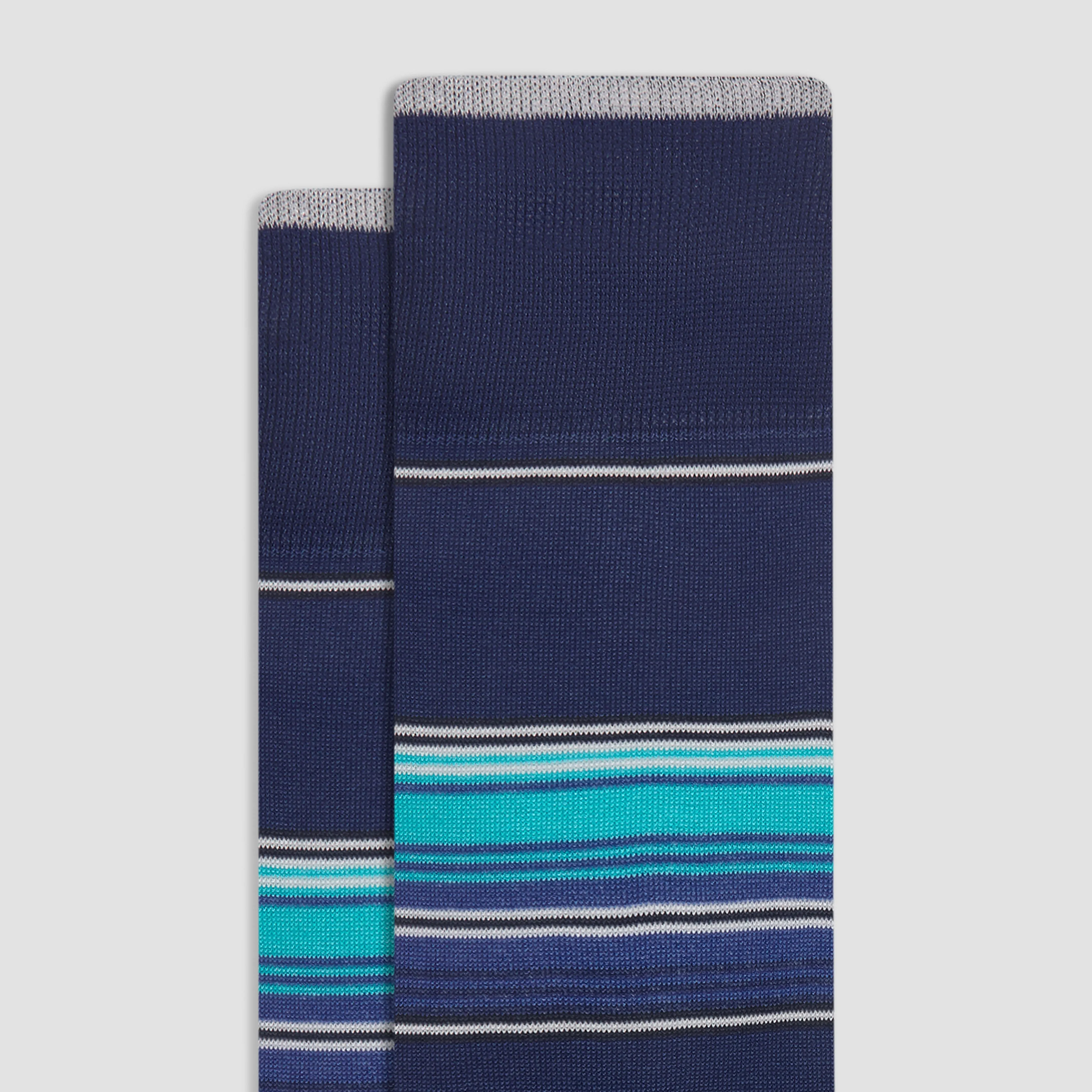 Striped Mid-Calf Socks