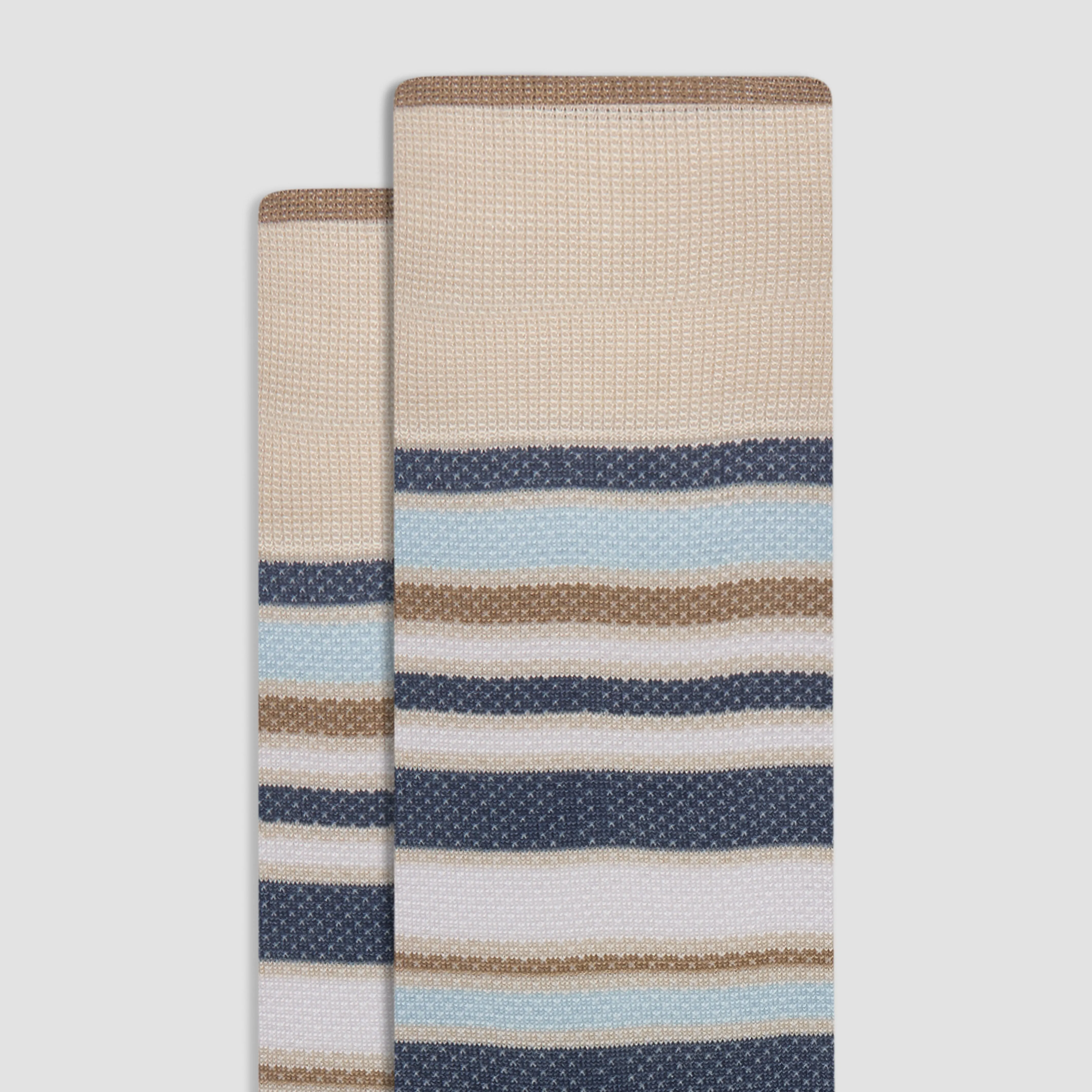 Striped Mid-Calf Socks