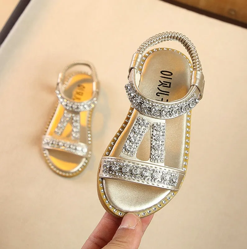 Summer Style Girls Sandals Cute Bow Girls Princess Shoes