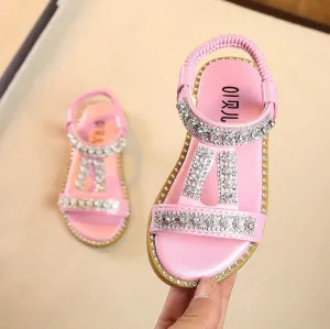 Summer Style Girls Sandals Cute Bow Girls Princess Shoes