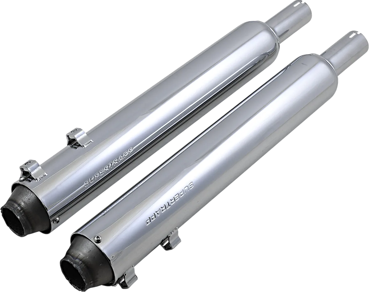 SuperTrapp 128-65115 Super Elite Slip-Ons - Chrome