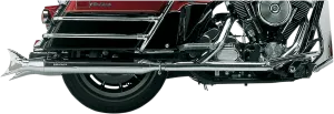SuperTrapp 628-78054 Internal Disc Series Slip-Ons - Fishtail - Chrome
