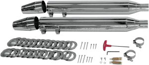 SuperTrapp 628-78055 Internal Disc Series Slip-Ons - Tapered - Chrome