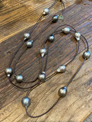 Tahitian Pearls Sautoir Necklace | 51"