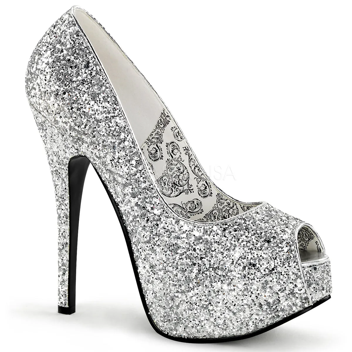 TEEZE-22G  Silver Glitter