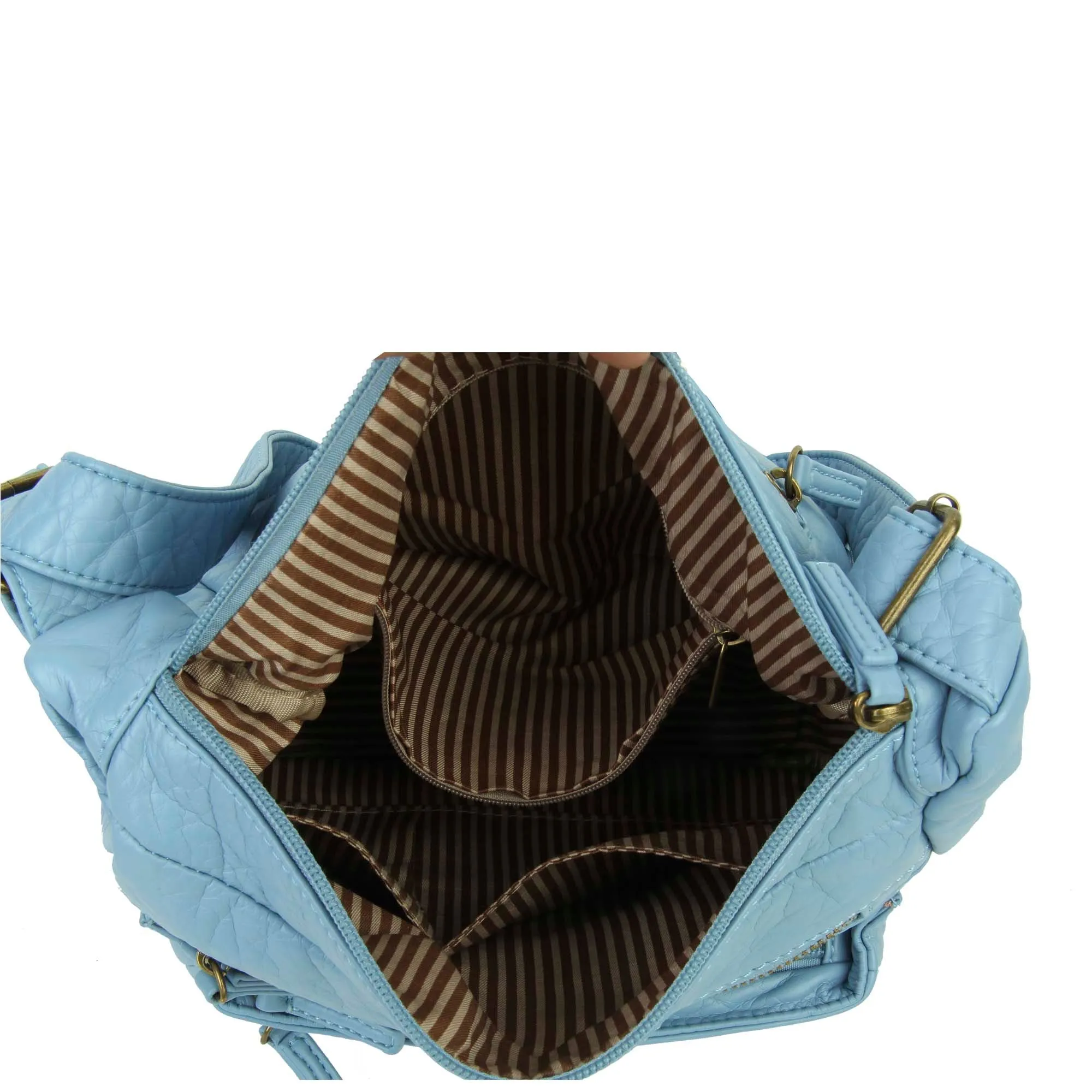 The Elsa Crossbody - Baby Blue
