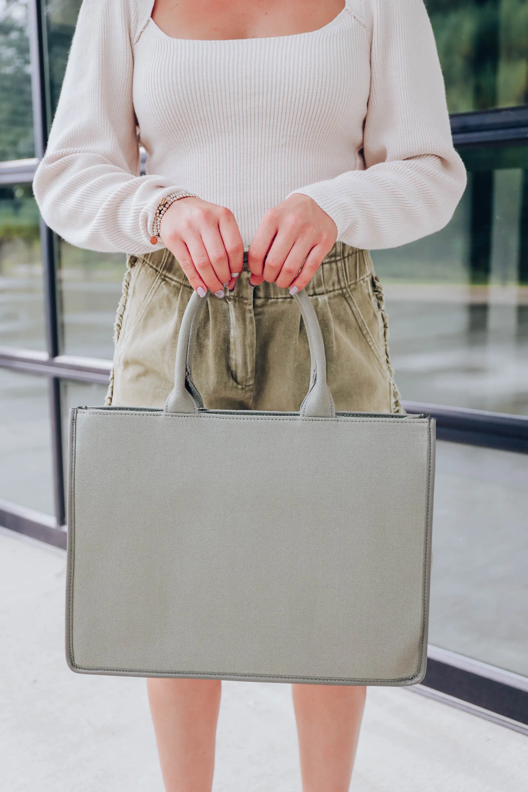 The Madison Tote By Vintage Havana - Green