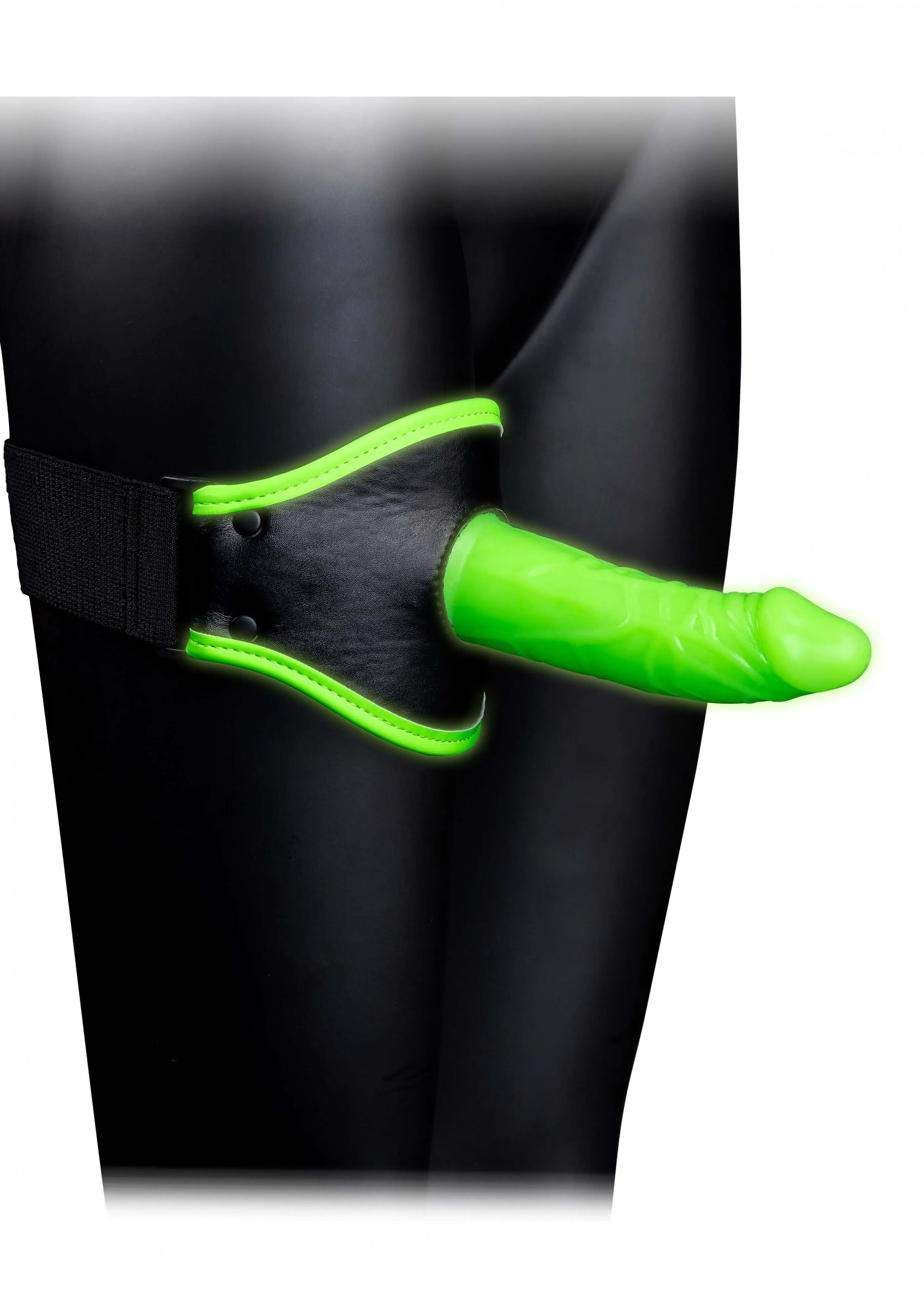 Thigh Strap-on With Silicone Dildo 5.7 Inch - Glow in the Dark