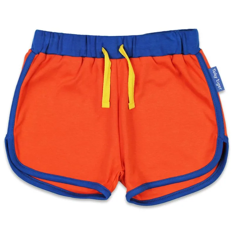 Toby Tiger Orange Running Shorts