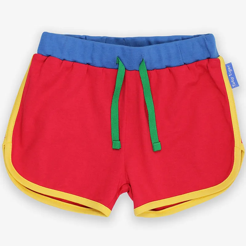 Toby Tiger Red Running Shorts