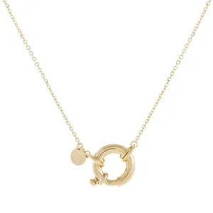Toggle Necklace 14K