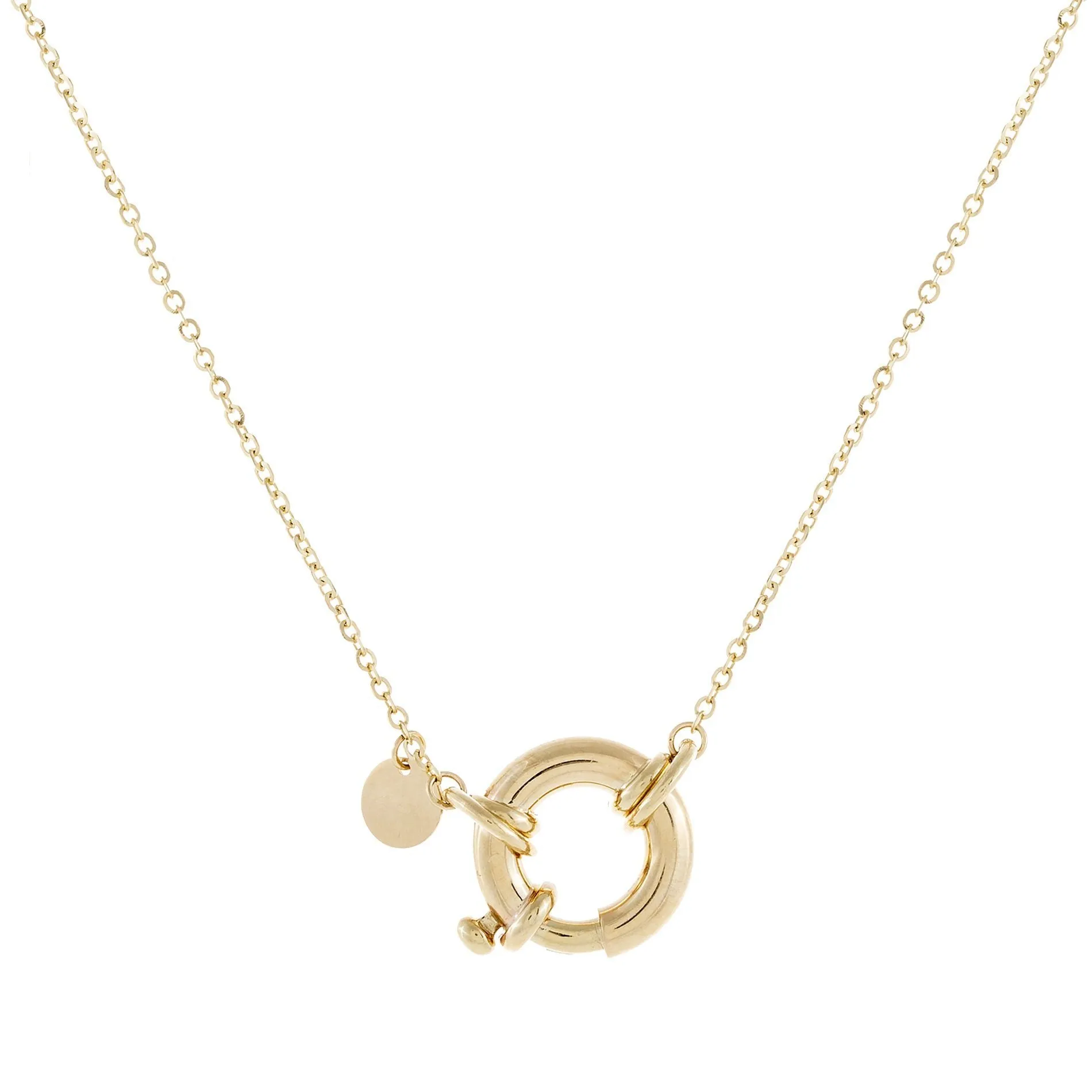 Toggle Necklace 14K