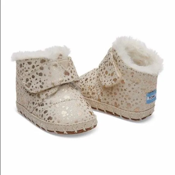 TOMS Cuna - Gold Foil Snow Spots