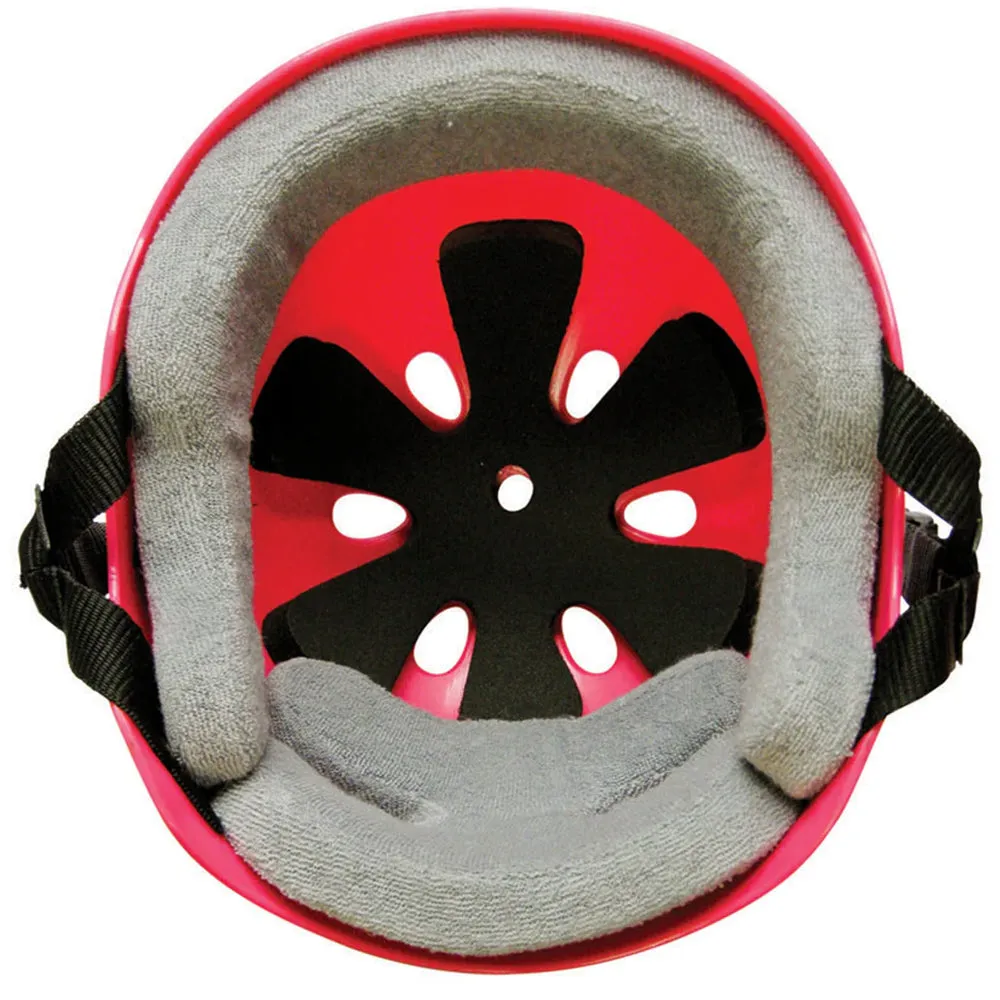 Triple 8 United Red Rubber Skate Helmet