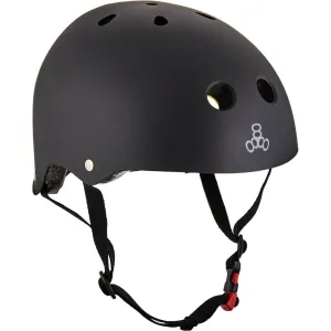 Triple Eight Dual Certified MiPS Skaterhjelm - Black