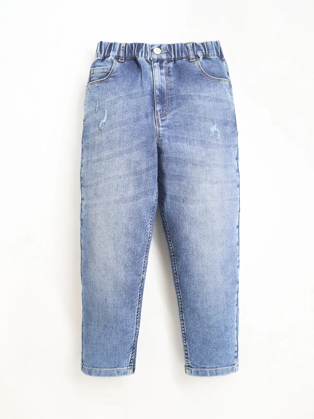 Unisex Kids Blue Balloon Jeans for Ultimate Comfort and Style