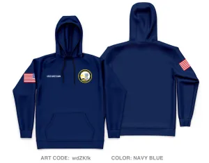 USCG Base Guam Core Men's Hooded Performance Sweatshirt - wdZKfk
