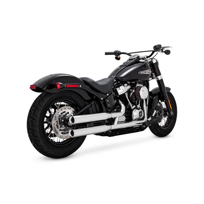 VANCE & HINES, ELIMINATOR 300 SLIP-ON PCX MUFFLERS.  HD softail 18-20.