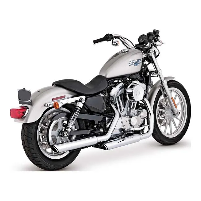 VANCE & HINES, TWIN SLASH 3" SLIP-ONS. HD XL 04-13.