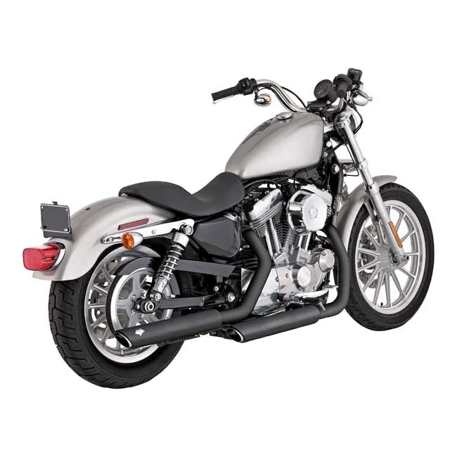 VANCE & HINES, TWIN SLASH 3" SLIP-ONS. HD XL 04-13.