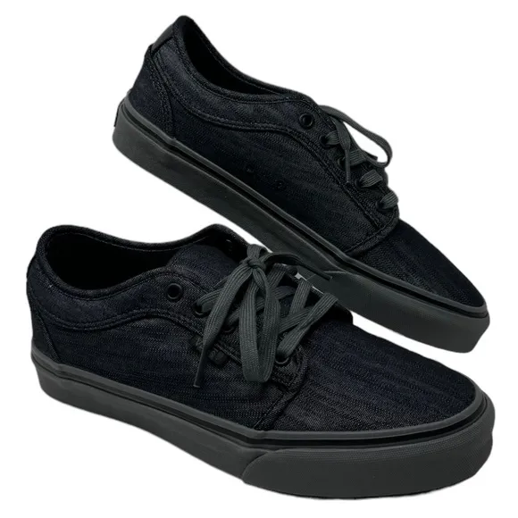 VANS Skate Chukka Low Black Gray Men’s Low Top Canvas Sneakers Size VN0A4BX45BR