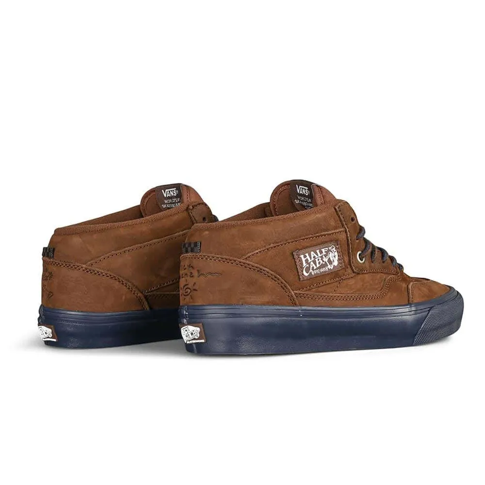 Vans Skate Half Cab '92 Nick Michel Skateboard Shoes - Brown/Navy