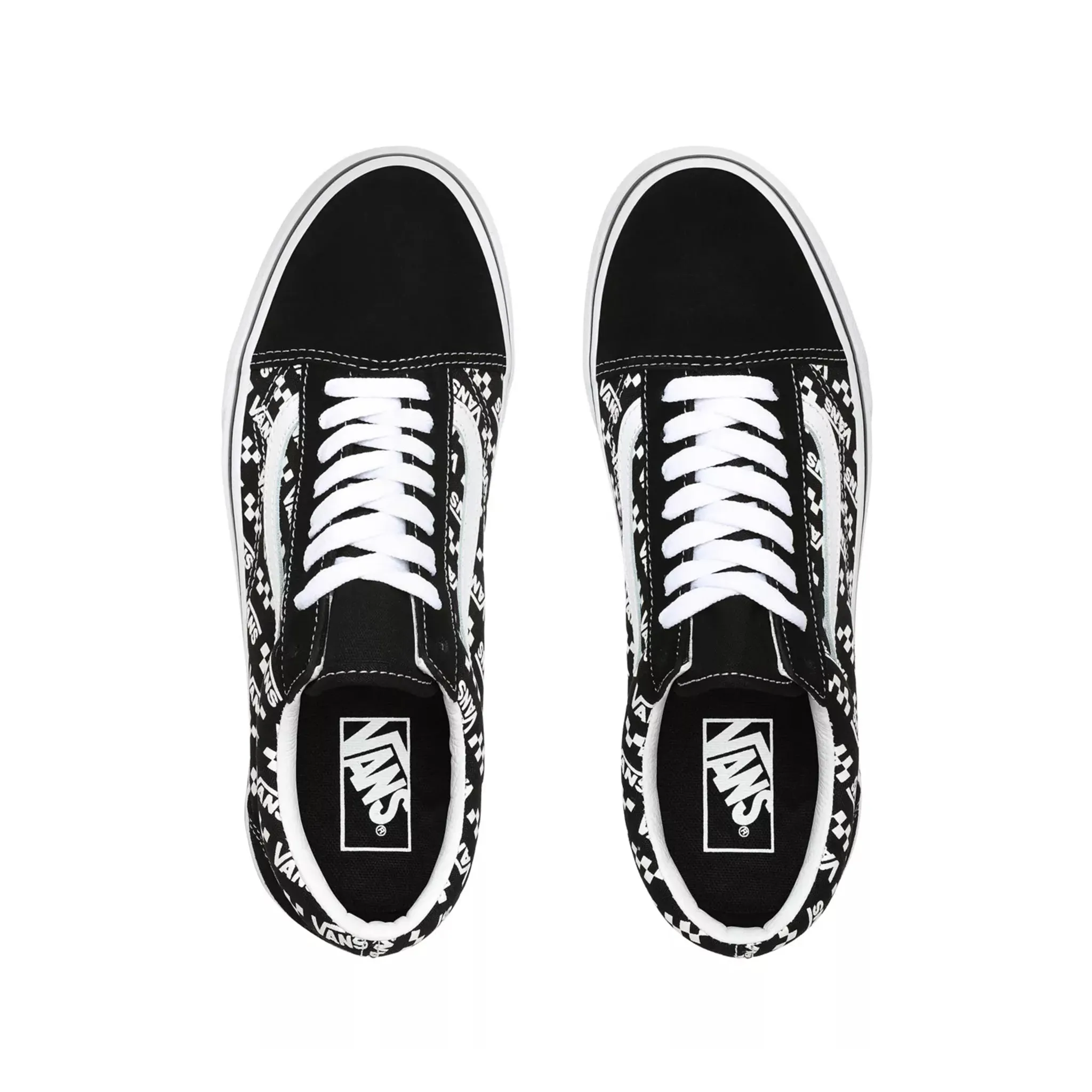 Vans UA Logo Repeat Old Skool Sneaker, Black