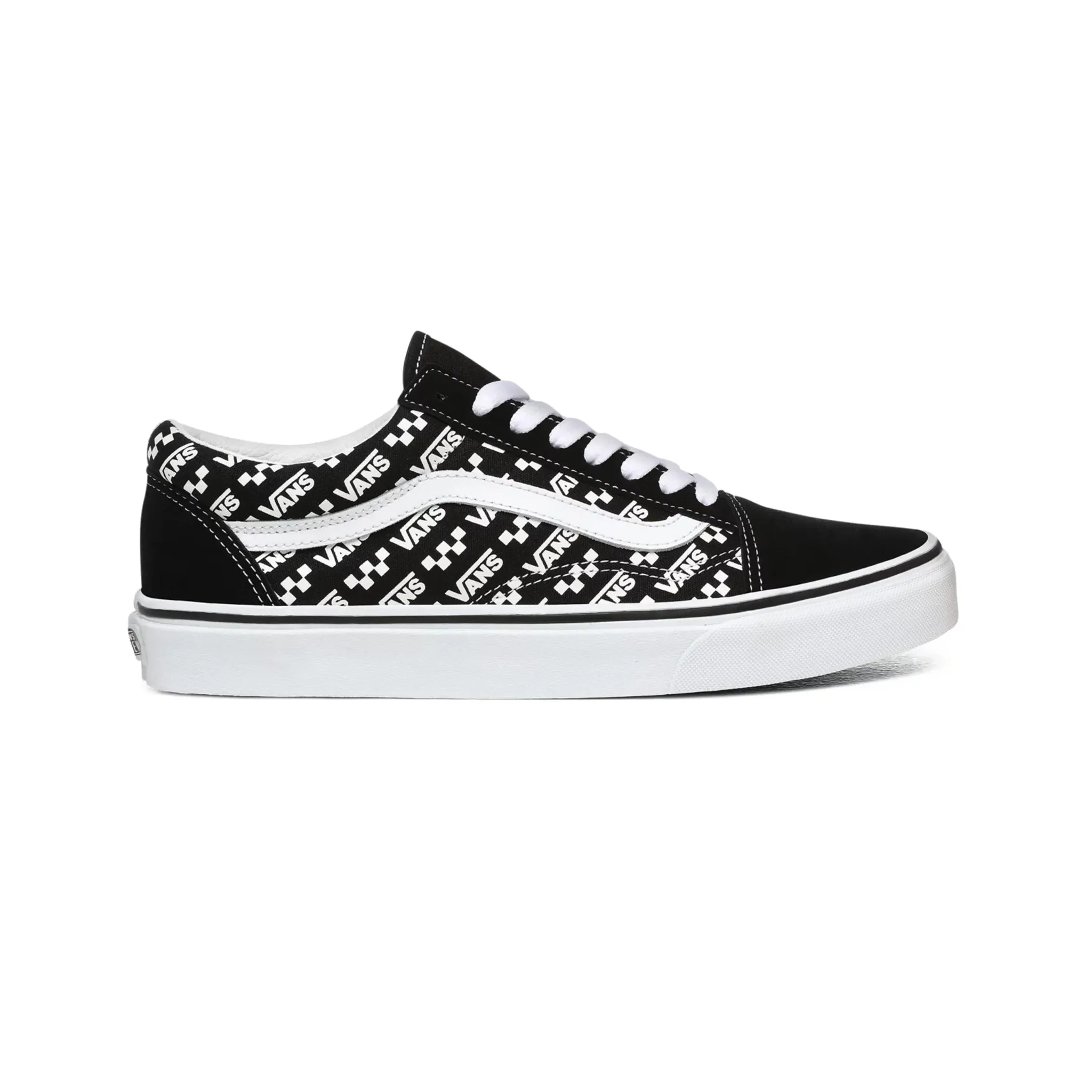 Vans UA Logo Repeat Old Skool Sneaker, Black