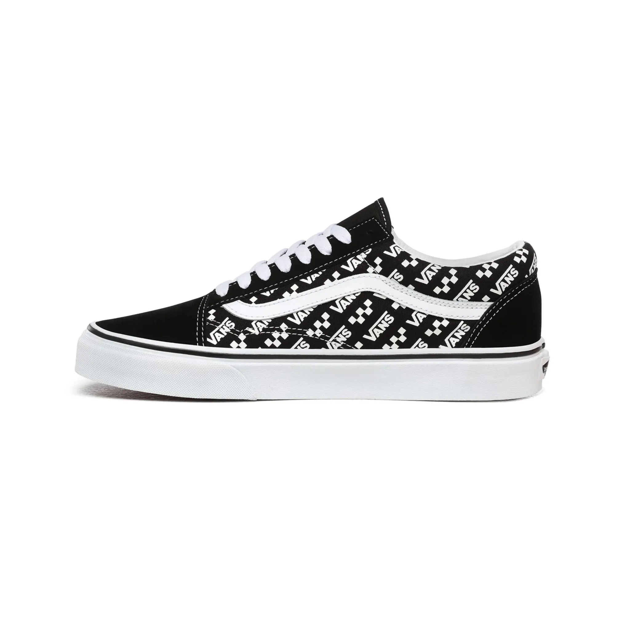 Vans UA Logo Repeat Old Skool Sneaker, Black