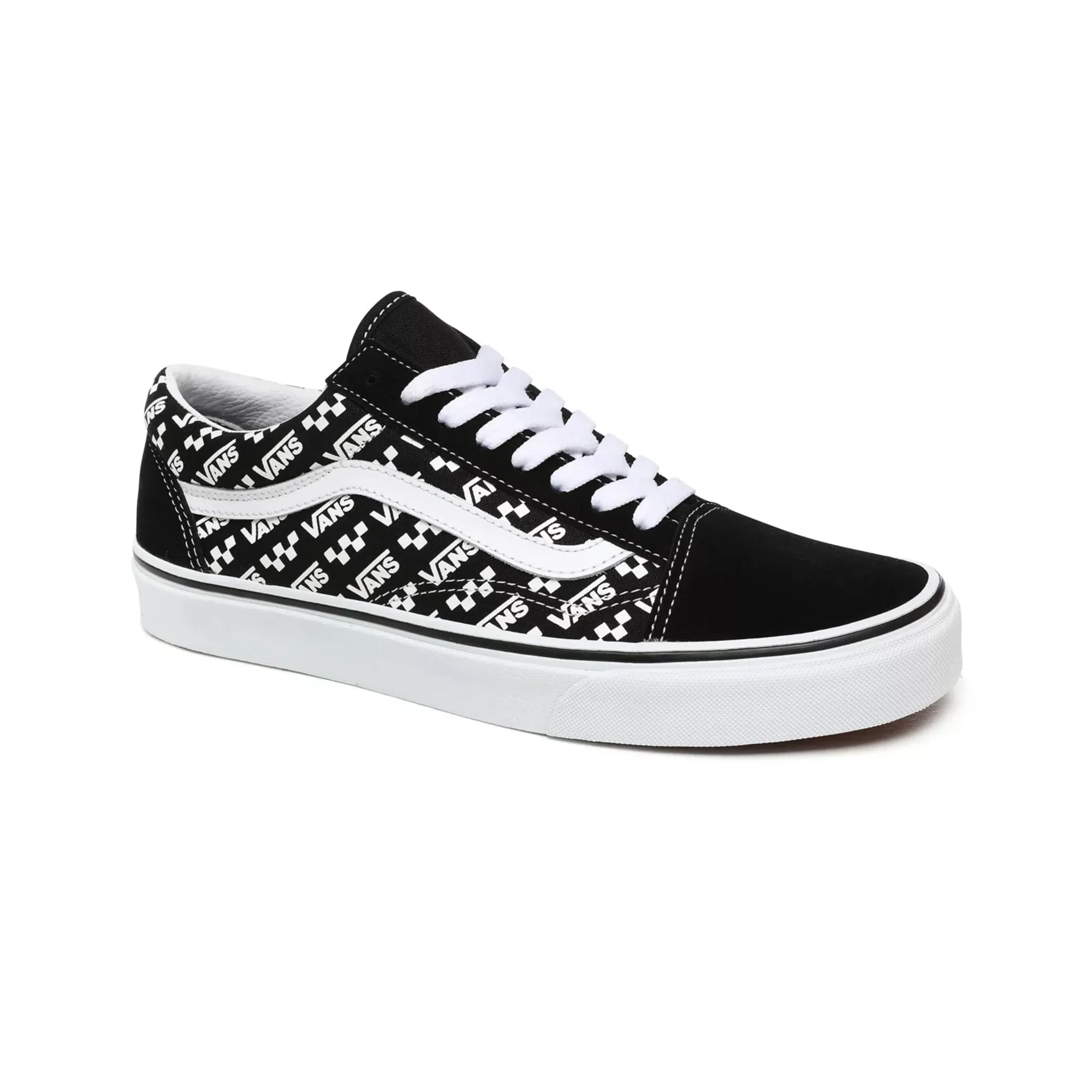 Vans UA Logo Repeat Old Skool Sneaker, Black
