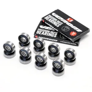 Venom Skateboards ABEC 11 Pro Quad Inline Roller Skate Bearings x16