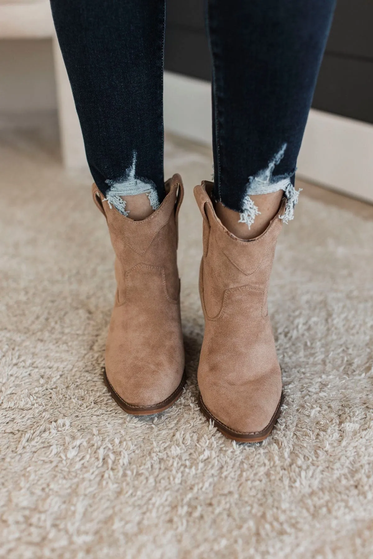 Very G Deirdra Boots- Taupe