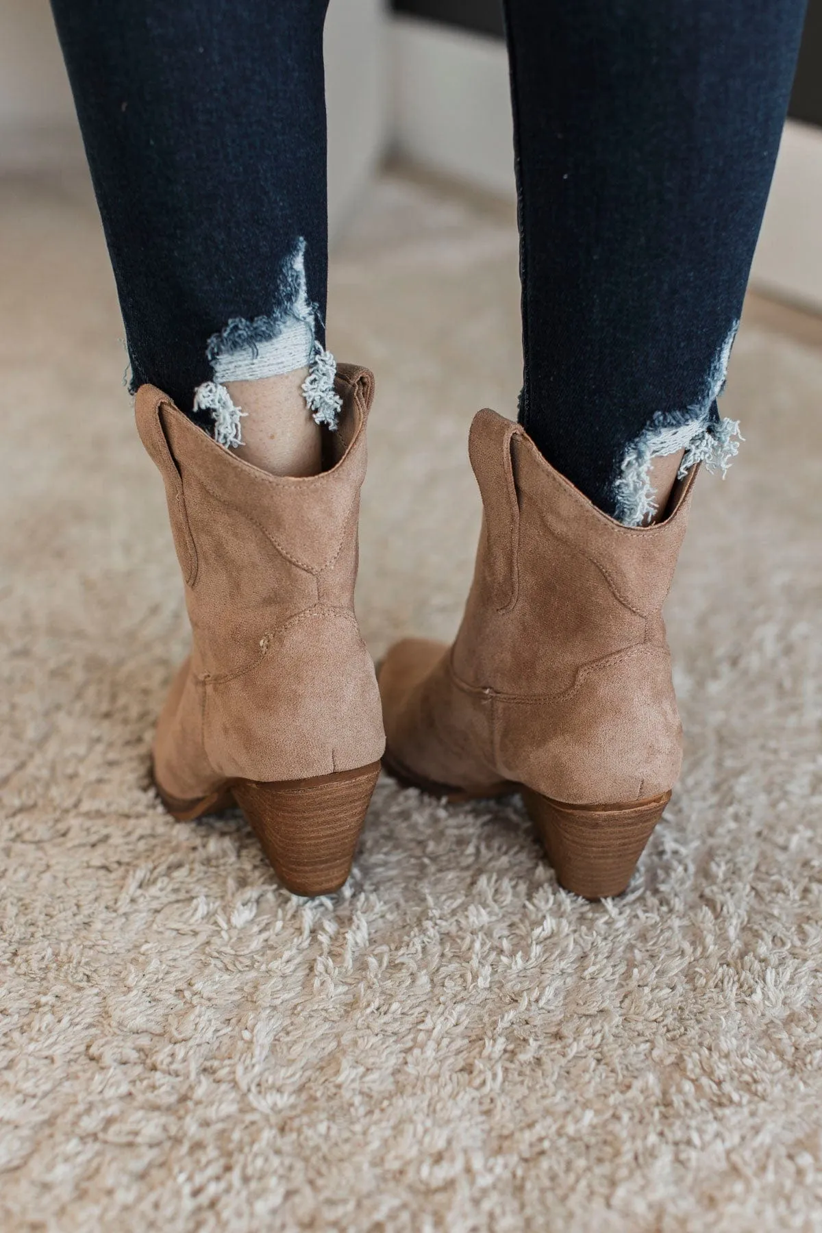 Very G Deirdra Boots- Taupe