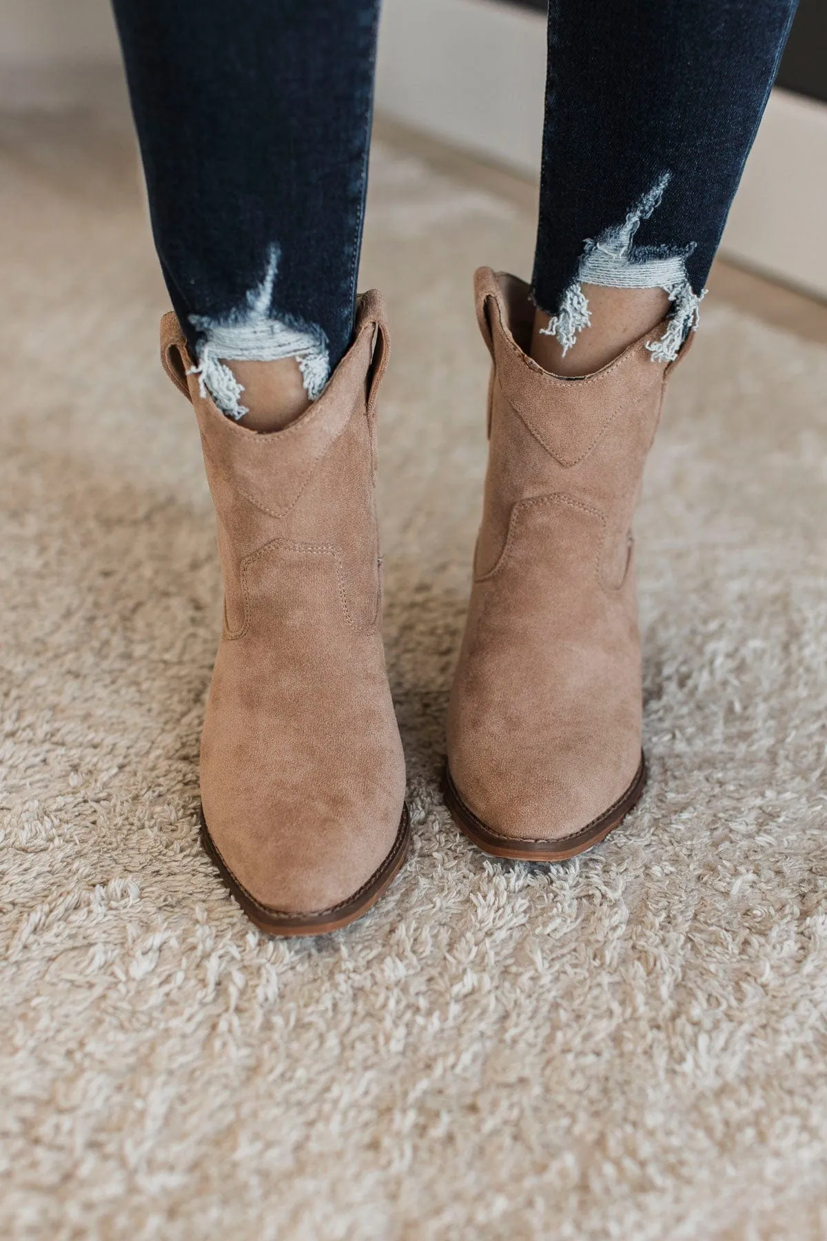 Very G Deirdra Boots- Taupe