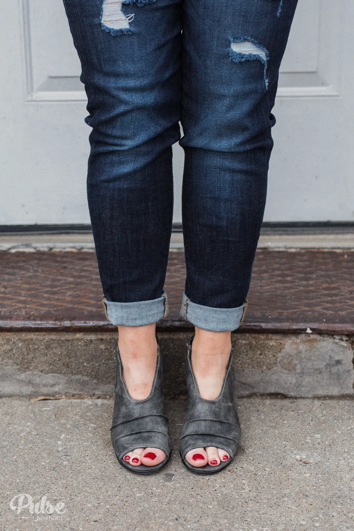 Very G Janice Booties- Grey
