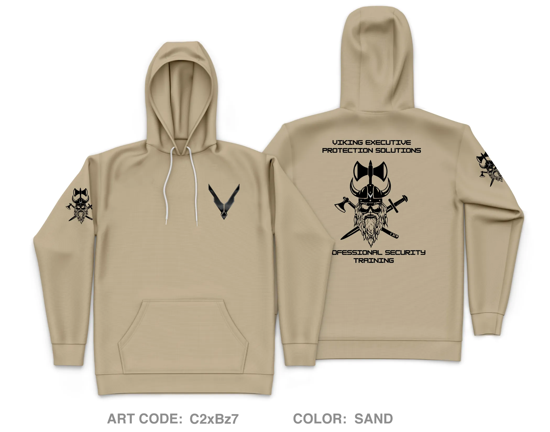 Viking Executive Protection Solutions Core Men's Hooded Performance Sweatshirt - C2xBz7